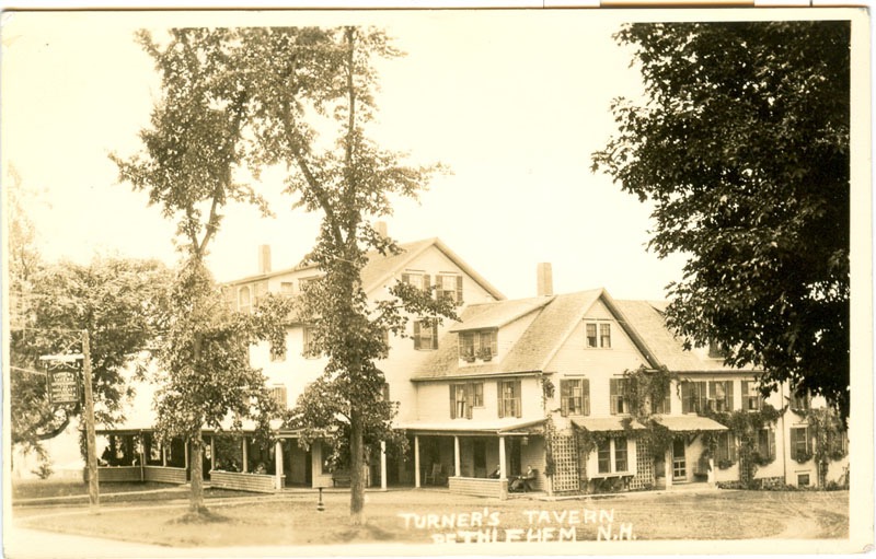 Pictured is Turner's Tavern, which was enlarged in 1872 and had a livery stable added in 1888. Courtesy of the Bethlehem Heritage Society. 